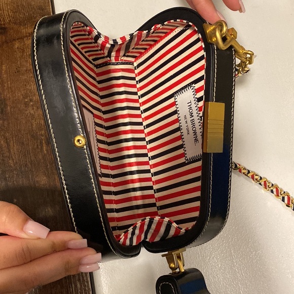 Thom Browne chain strap whale bag - Picture 4 of 5